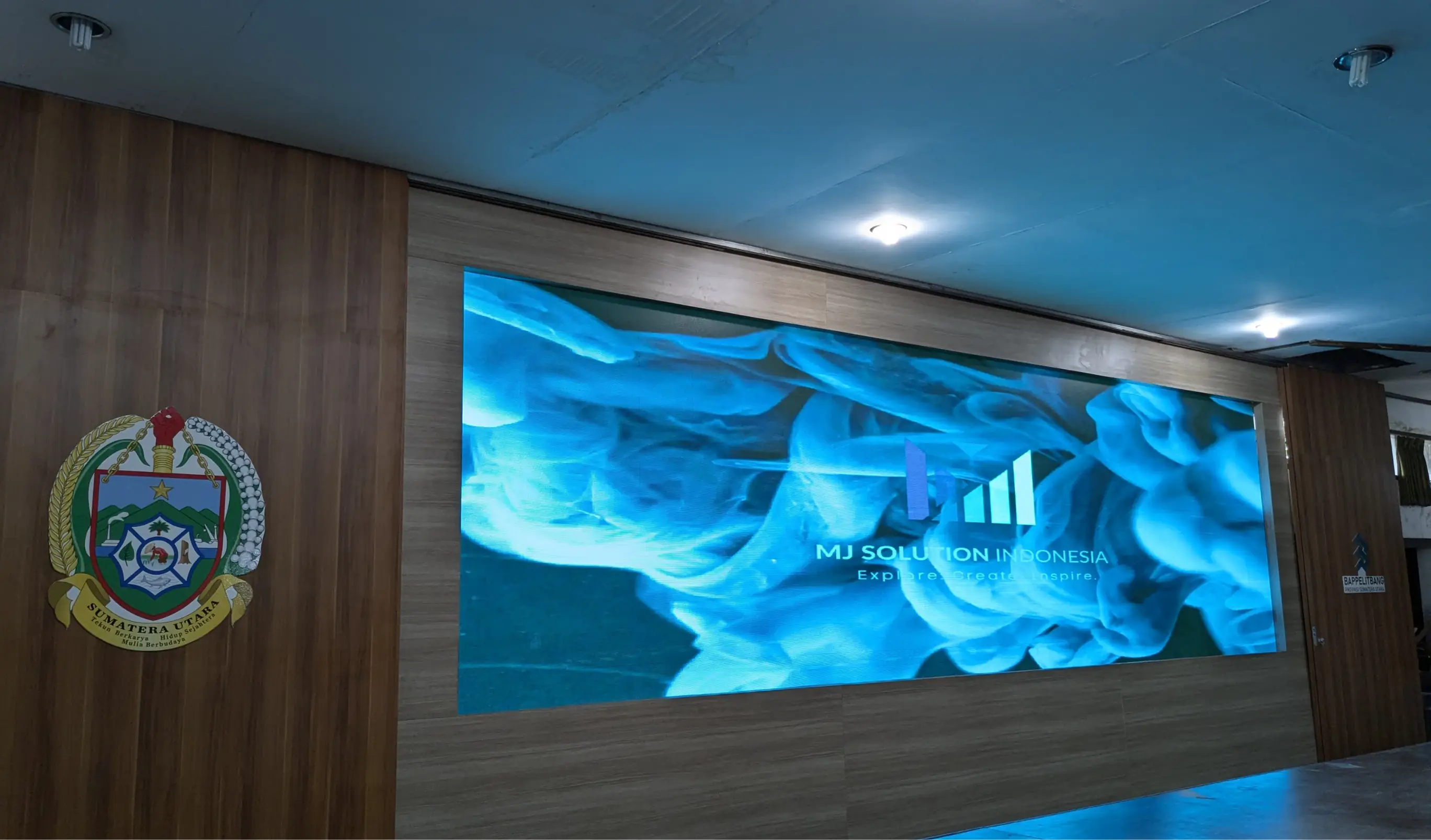 Improving Presentation Quality at BAPPELITBANG North Sumatra with LED Display