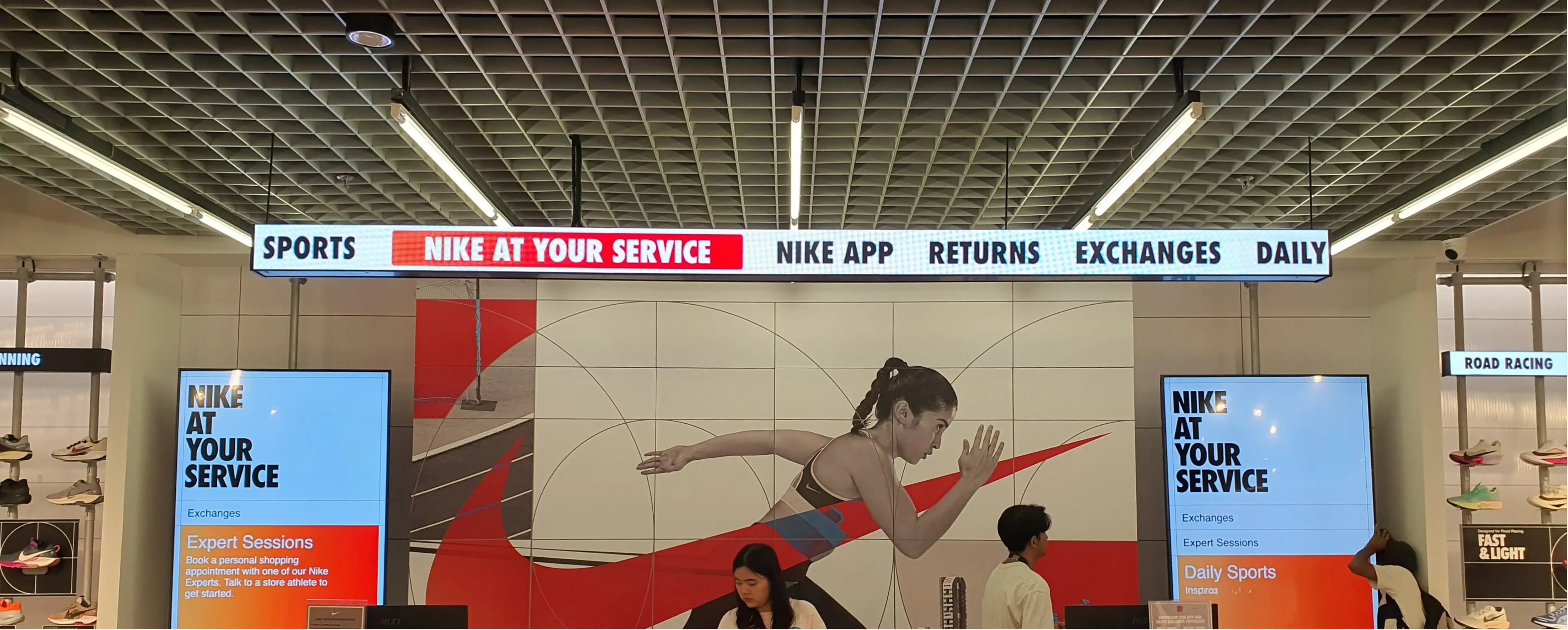 Bringing a More Dynamic Shopping Experience at Nike Store Pacific Place with LED Display-2
