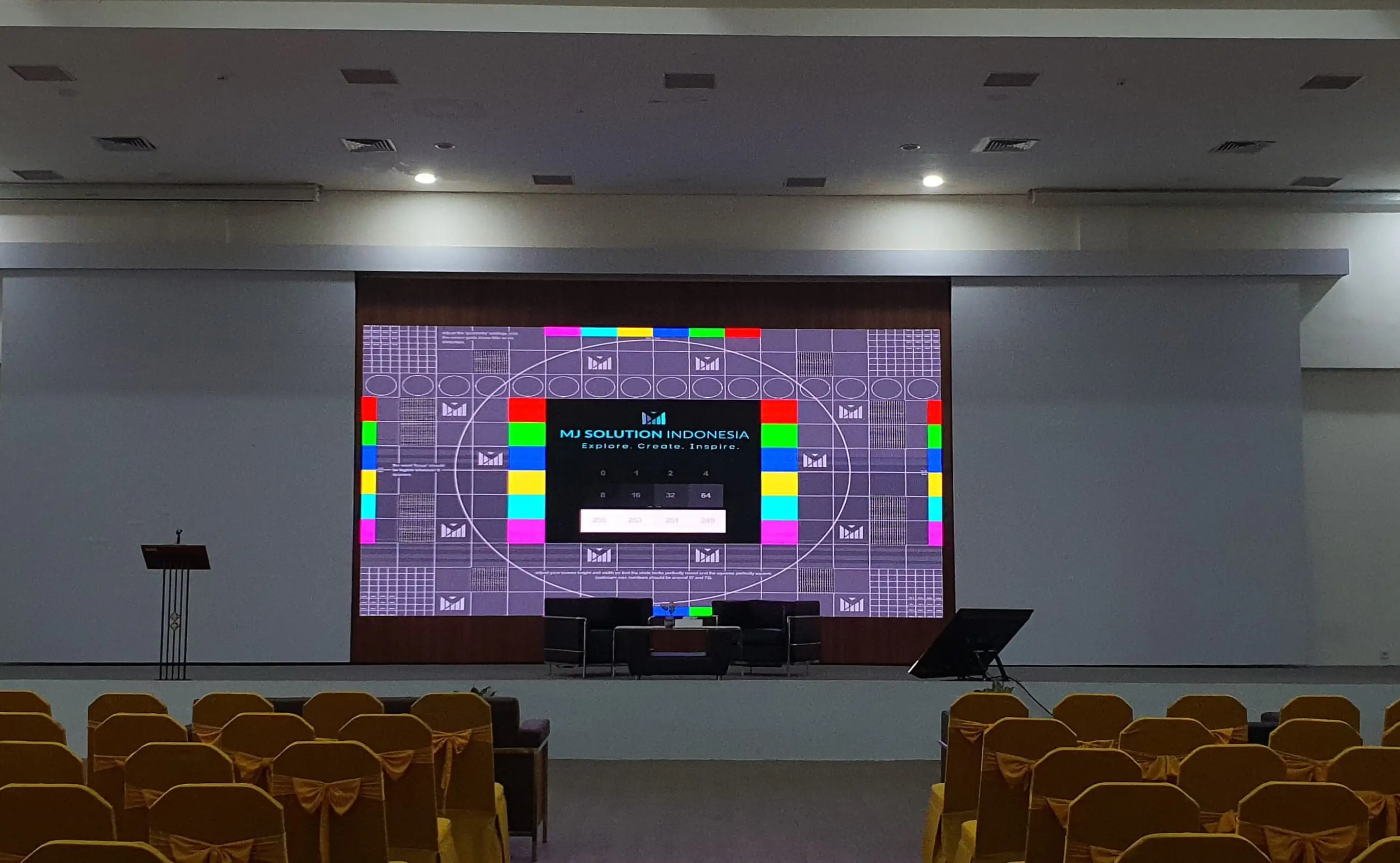 STA Facility Upgrade, LED Display for More Dynamic Seminars & Presentations